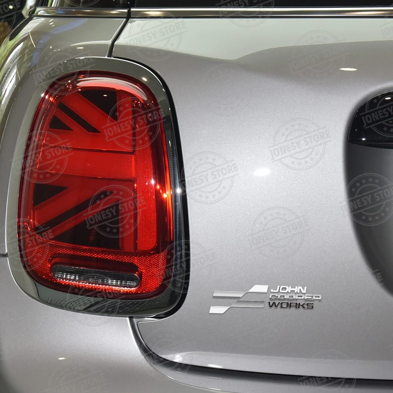 Auto Metal John Cooper Works Logo 3D Badge Lettering Decals Trunk Sticker For MINI Cooper S JCW R56 R57 R58 R59 R60 R61 F56 F57