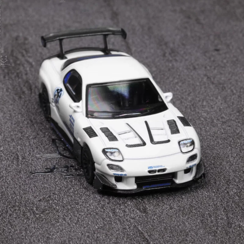MINIGT 1:64 RX7 FD3S RE 아메미야 합금 자동차 모델 개조 버전 정적 수집 장식용 휴일 선물 장난감