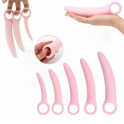 5size Hand-hold Anal Plug Butt Plug Silicone Anal Toys for Woman Vagina Open Pussy Plug G Spot Massager Butplug Anus Dilator Gay