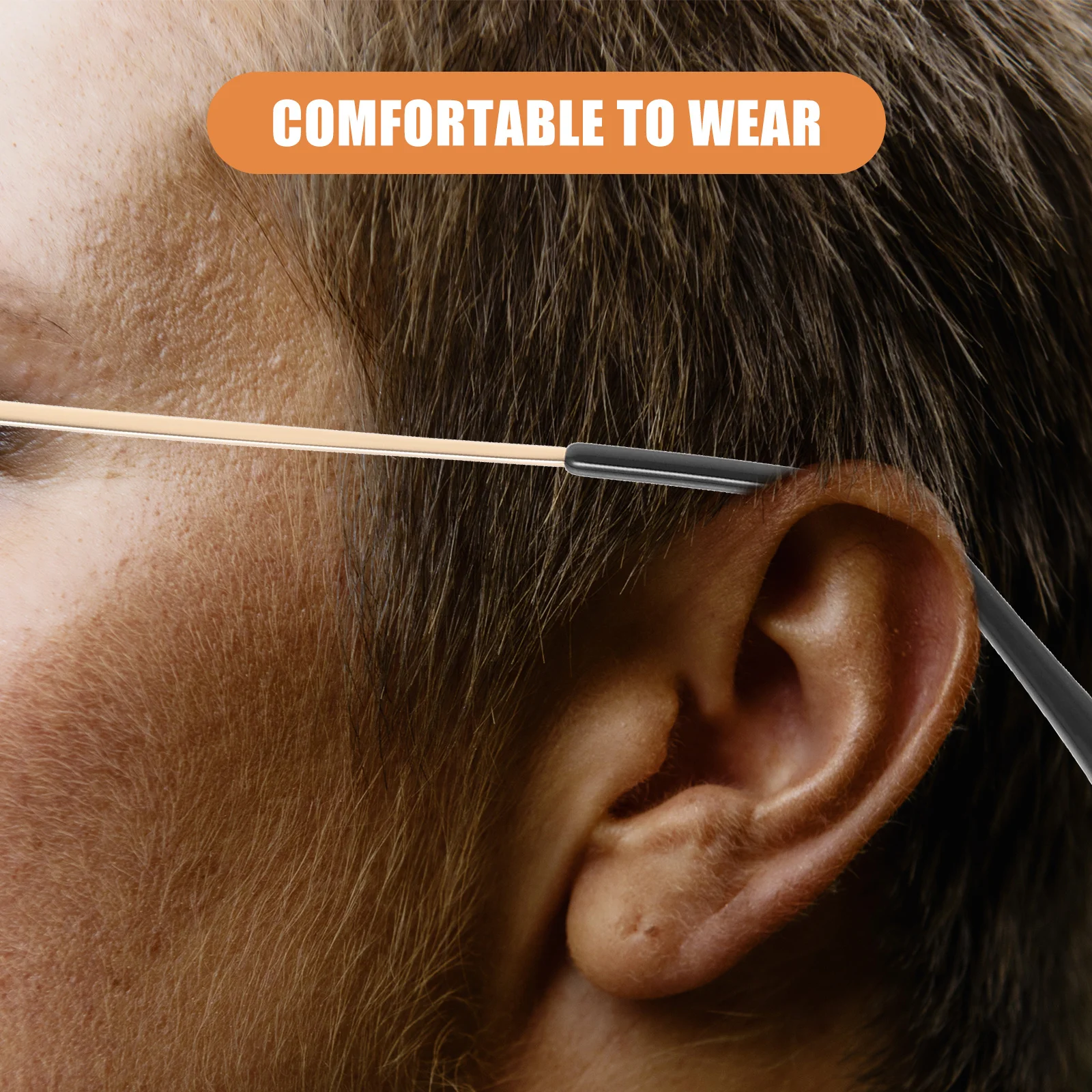 

1 Pair Glasses Replacement Arms Lightweight Metal Eyeglasses Temple Legs Easy Install for Sunglasses Reading Myopia Glasses