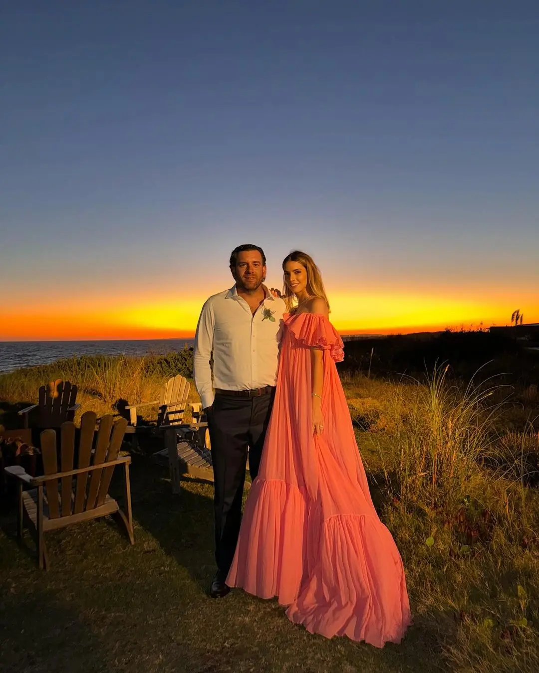 Pretty Pink Summer Chiffon Long Dress 2024 New Custom Made Off Shoulder Women Party Dresses Prom Maxi Dress Event Wedding Gown