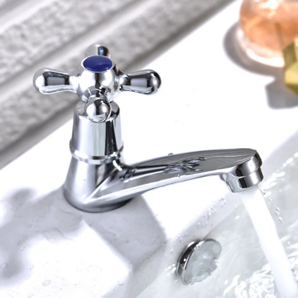 

Cold Water Basin Faucet Zinc Alloy Bathroom Sink Drain Faucet Single Hole Tapware Washroom Vanity Faucet Bathroom Accessories