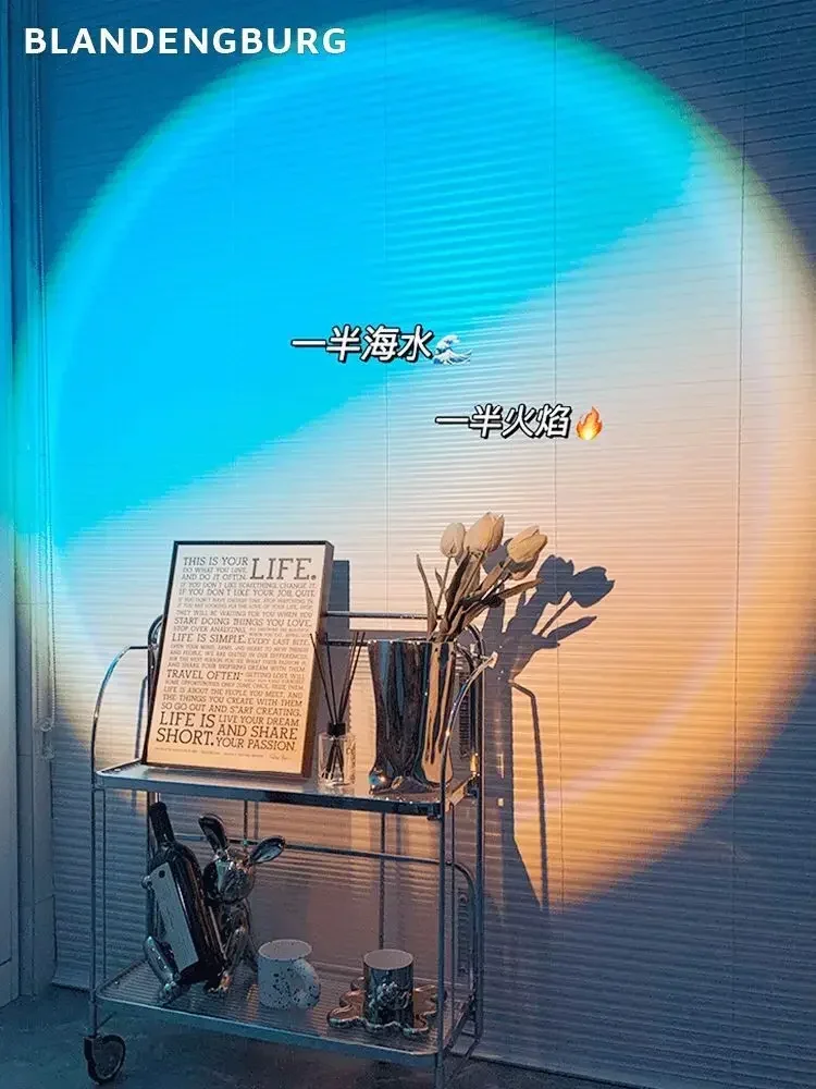 Netred Sunset Light Usb Charging Table Lamp Sun Does Not Fall Rainbow Projection Sunset Light Background Atmosphere Sunset Light
