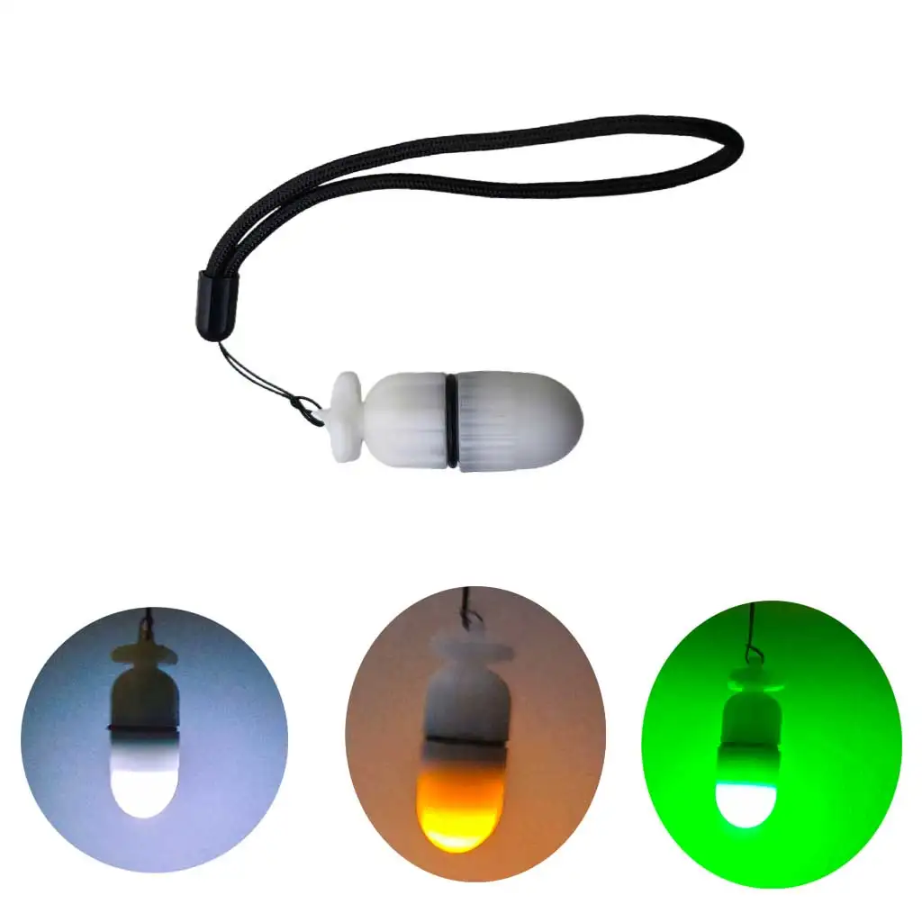 Sin batería Buceo Luz de tanque impermeable Buceo subacuático Luciérnaga Señal luminosa Flash de seguridad para baja visibilidad