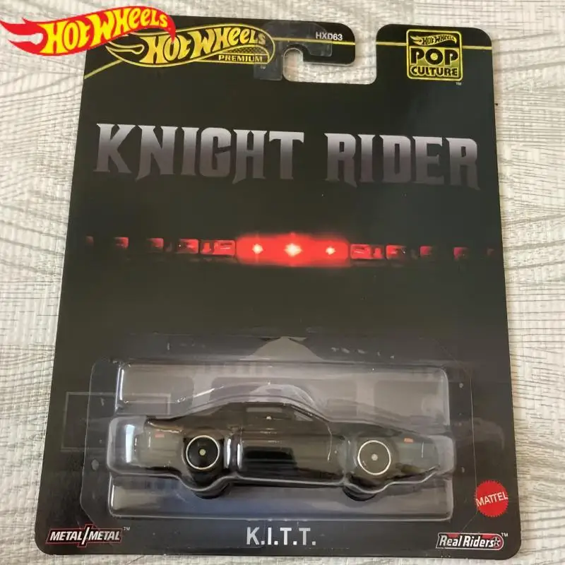 2025 هوت ويلز نايت رايدر K.I.T.T. أسود # 83 ثقافة البوب K.I.T.T Hxd63 ريترو الترفيه K.I.T.T 1/64 دييكاست سيارة لعبة هدية #1