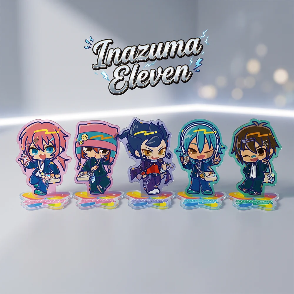 Inazuma Eleven Heisei Pop Retro Ver 10&15CM Double Sided Acrylic Stand Keychain 2026 New Anime Stand Endou Gouenji Fans Gift