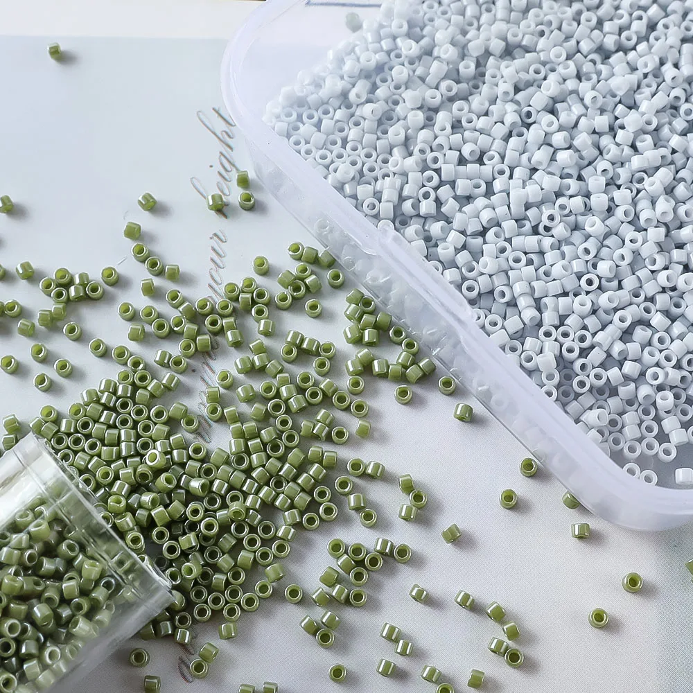 10g Miyuki Delica 1.6mm Glossy Seed Bead Jewelry Accessories Imported from Japan for Various DIY Handicrafts