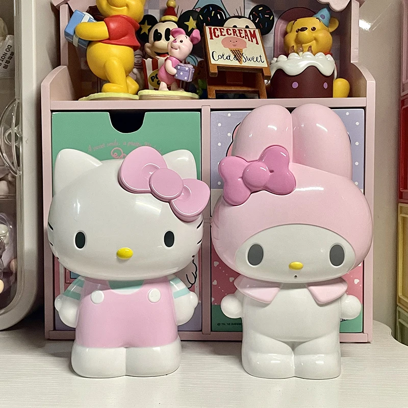 Sanrio Hellokitty Kuromi My Melody Cinnamoroll Characters Series Kawaii Pen Holder Stationery Makeup Brush Storage Kid Xmas Toy