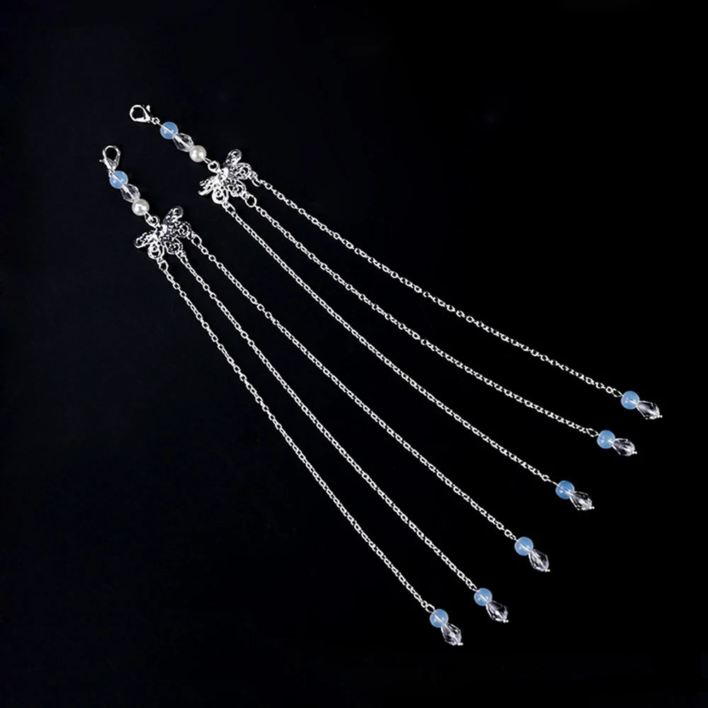

DIY HANFU Metal Traditional Classical Tassel With Lobster Clasp Hair Clips's Tassel Hairpin Tassel