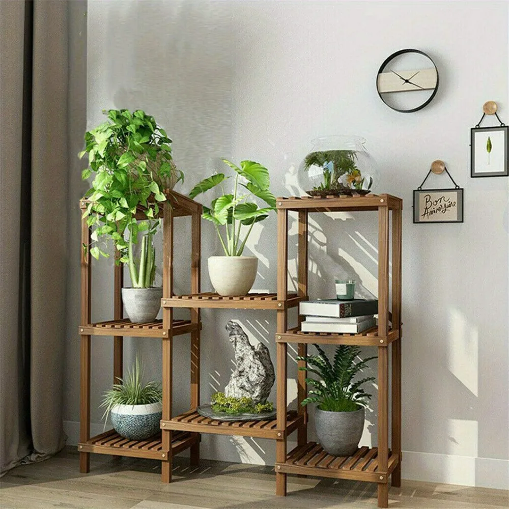 

Heavy Duty Plant Stand Flower Shelf Storage Rack Patio Living Room