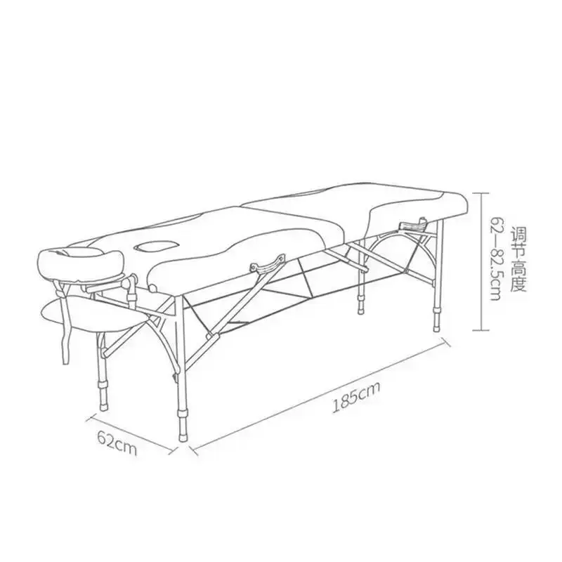 Table Massage Lash Spa Chiropractic Pedicure Manicure Clinic Folding Bed Tanning Portable Lettino Per Massaggi Salon Furniture