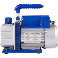 SucceBuy 3CFM 1/4HP Vacuum Pump Single Stage Refrigeration Pump Refrigerant Air Conditioning HVAC Maintenance, Vacuum Packaging