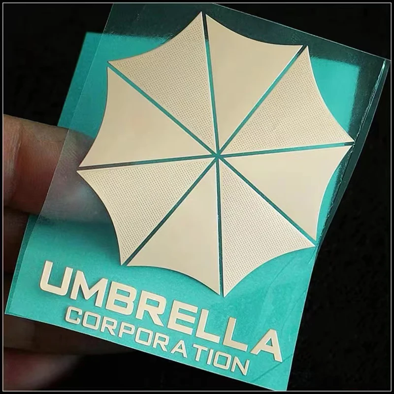 Resident Evil umbrella Umbrella logo Metal phone sticker Computer sticker Car sticker