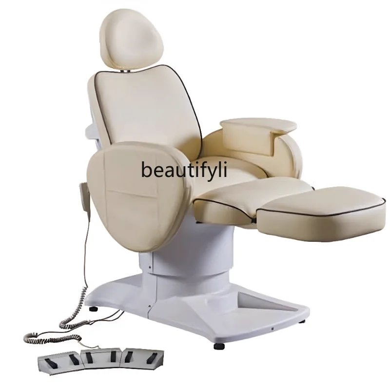 Head Therapy Electric Beauty Hair Chair Multifunctional Eyebrow Shaving and Putting down Physiotherapy Health Care Chair