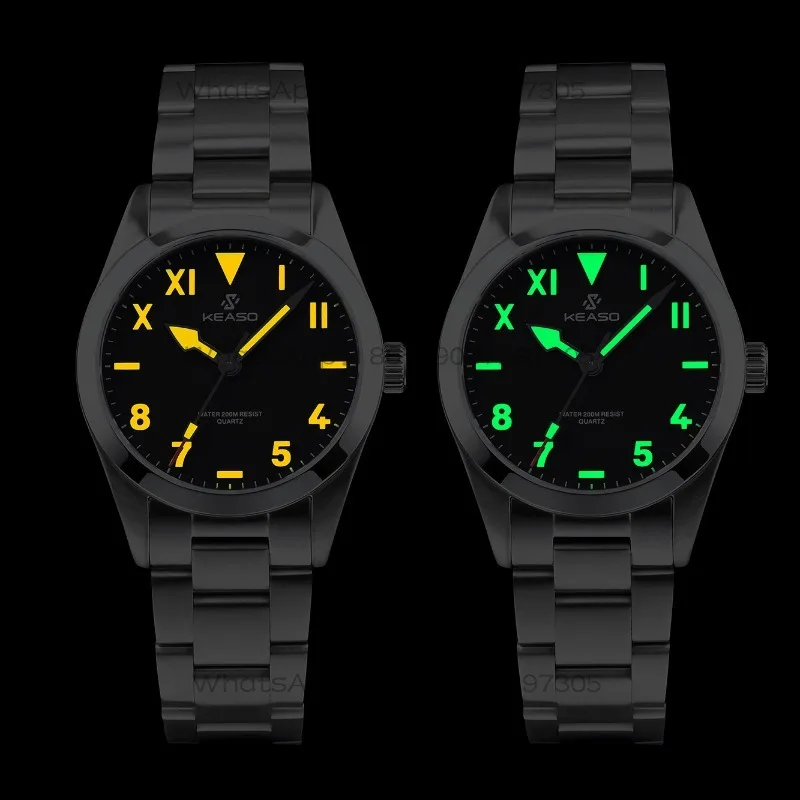 Quartz Watch 36.5MM Small Diameter Male and Female Couples 200 Meters Waterproof Business Watch