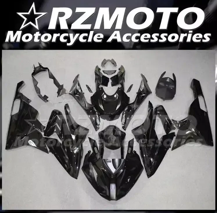 

4Gifts New ABS Whole Motorcycle Bike Fairings Kit Fit for BMW S1000RR 2015 2016 15 16 HP4 Bodywork Set Black Glossy