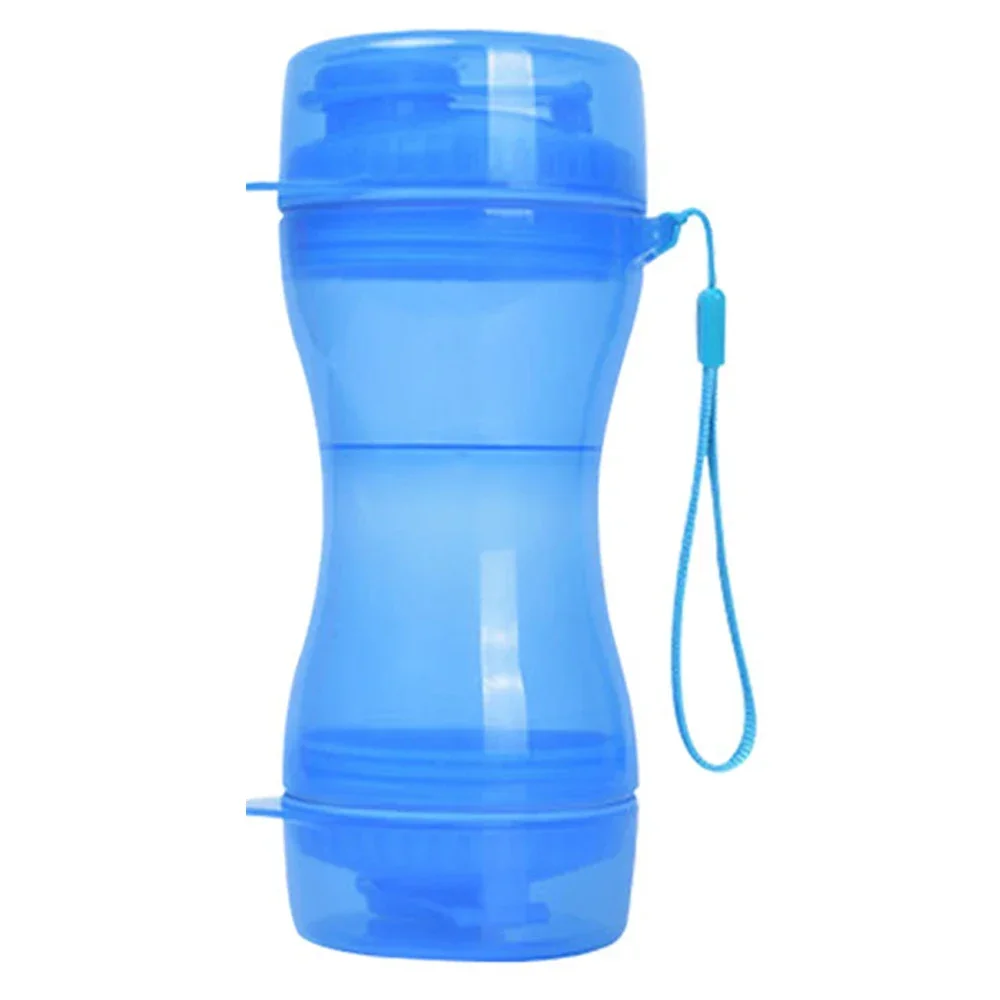 Outdoor Portable Pet Dog Water Bottle Training Food Storage Bottle PP Dogs Water Dispenser for Large Dogs Pets Accessories Stuff