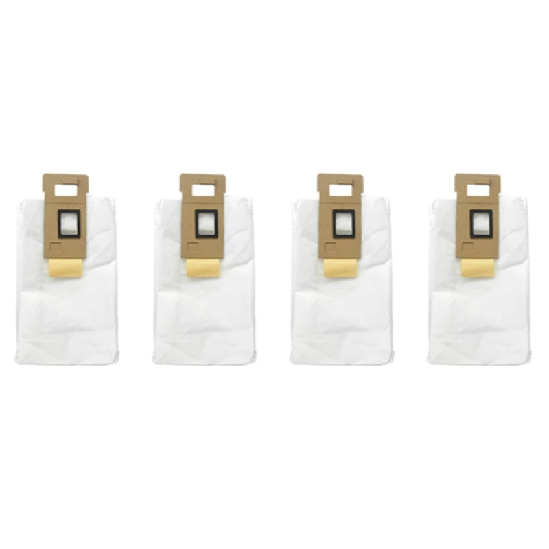 Sac à poussière de remplacement pour aspirateur robot Xiaomi Roborock, accessoires pour modèles T7, T7S, T7plus, T7splus, S7, S7max, S70, S75, 4 pièces