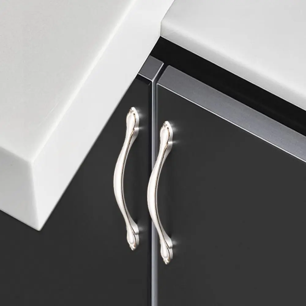 

Rust-Resistant Drawer Handle Easy-Grip Design Sturdy Dresser Furniture Door Knobs European Elegant Cabinet Knobs Wardrobe
