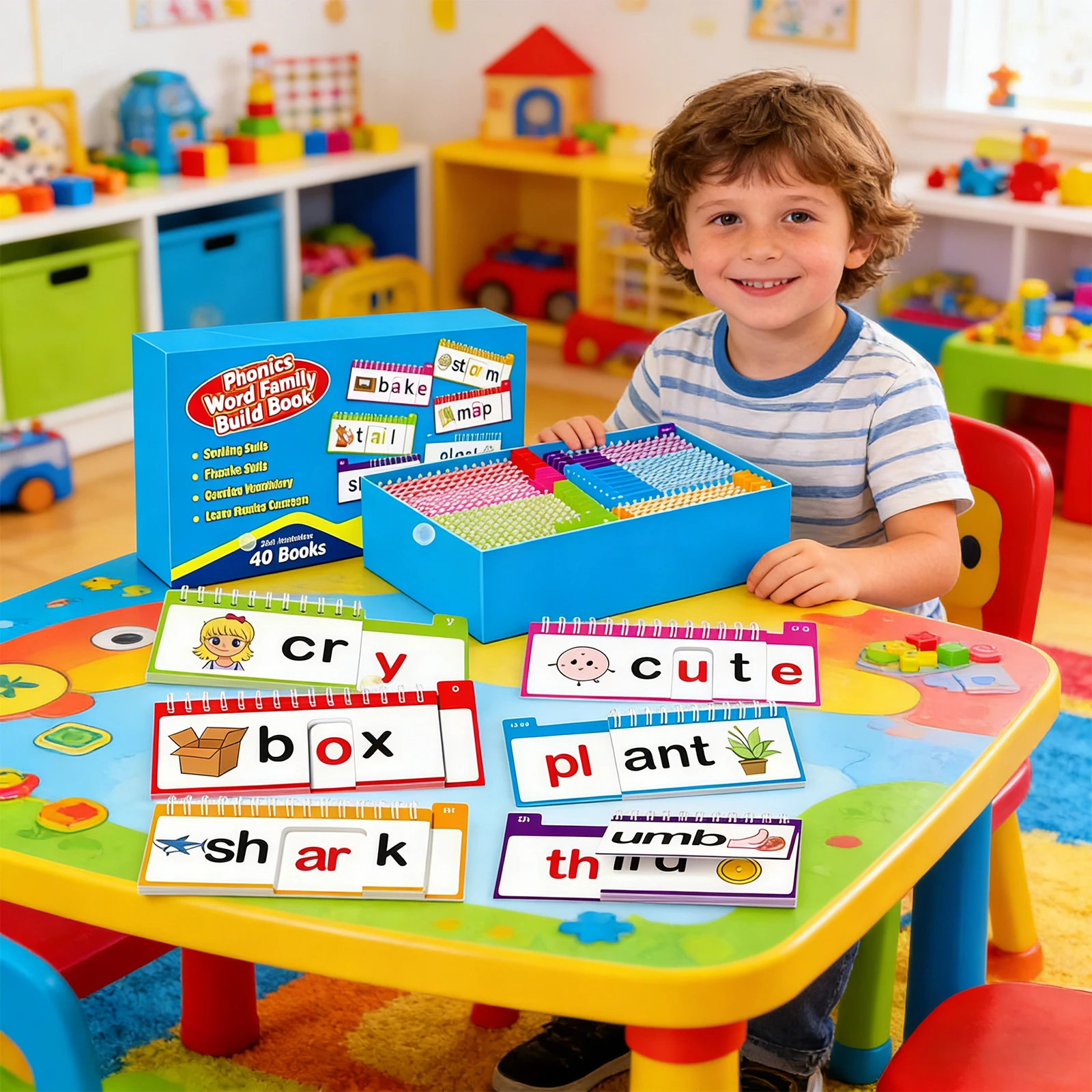 word-family-build-book-40-read-and-rhyme-flip-books-kindergarten-reading-books-for-preschool-learning-activities