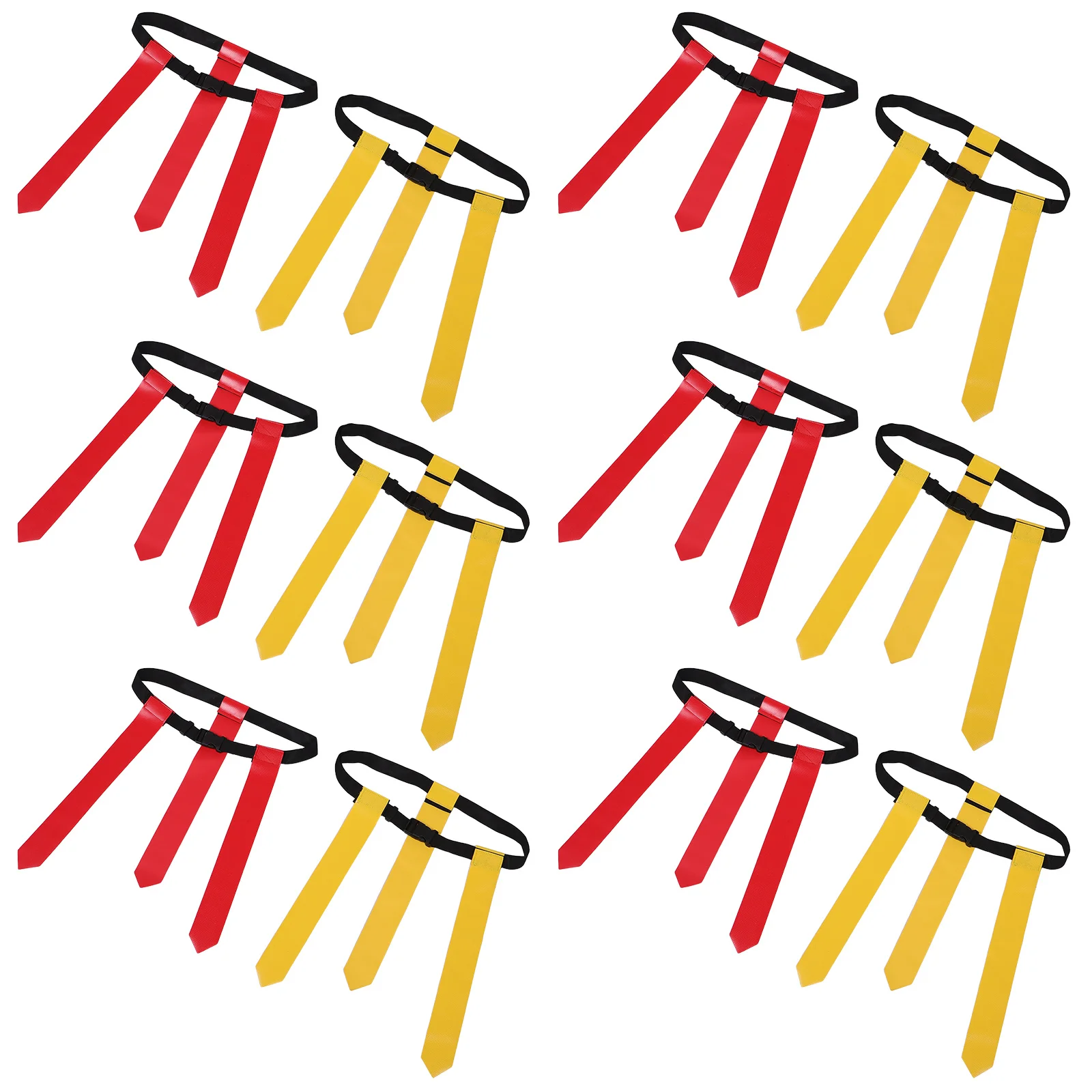 

14pcs Waist Flag Football Belts Lightweight Durable Adjustable Quick Release For Youth Adults Training Competition Sport Flag