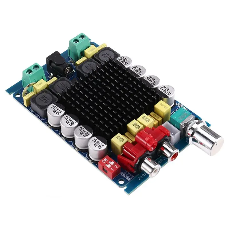 M01K TDA7498 Class D 2X100W Dual Channel Digital Amplifier Board 2X100w Audio Stereo Amplifier Module DC 14-34V