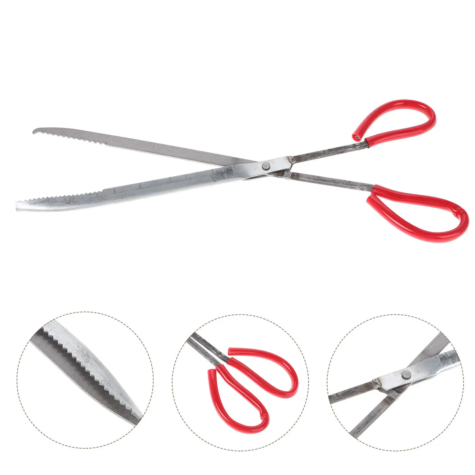 Crab Clamping Tool – Ergonomic Metal Sea Crab Grabber Tong for Fish, Loach & Aquatic Catching
