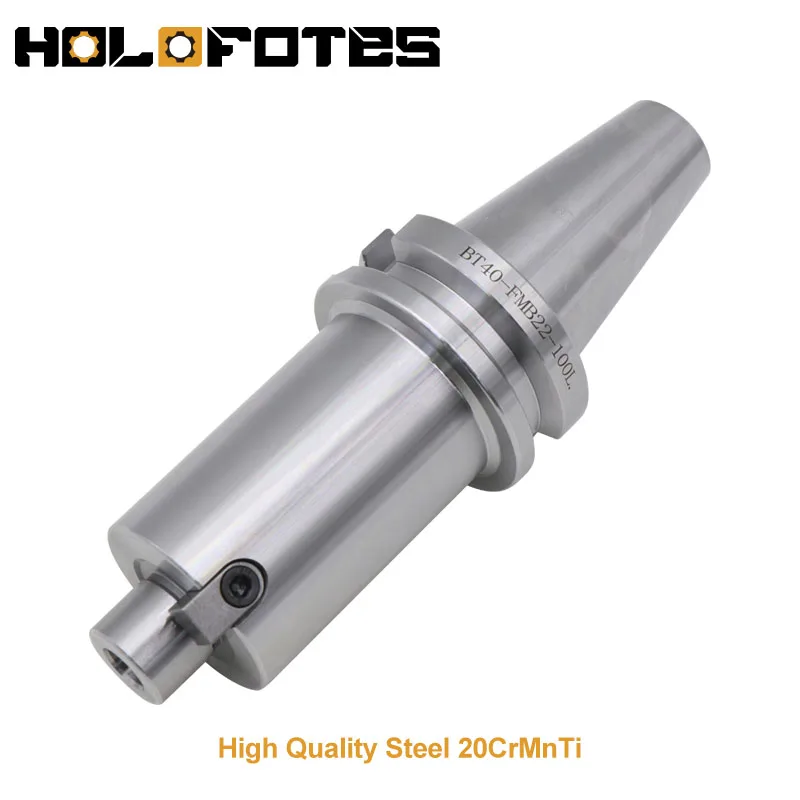 BT40 FMB22 100 Face Milling Tool Holder BT40 Tool Holder Face Milling Cutter FMB22 100L CNC Maching Center Lathe Handle Shank