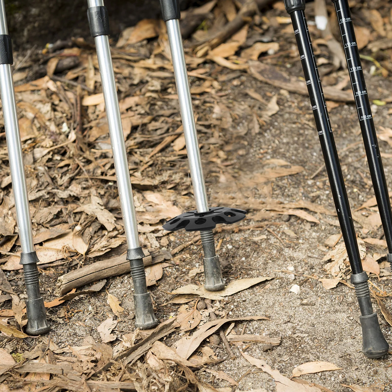 

8 Pcs Alpenstock Mud Tray Snow Basket Tips for Poles Ski Accessories Hiking Baskets Outdoor Trekking Walking Stick