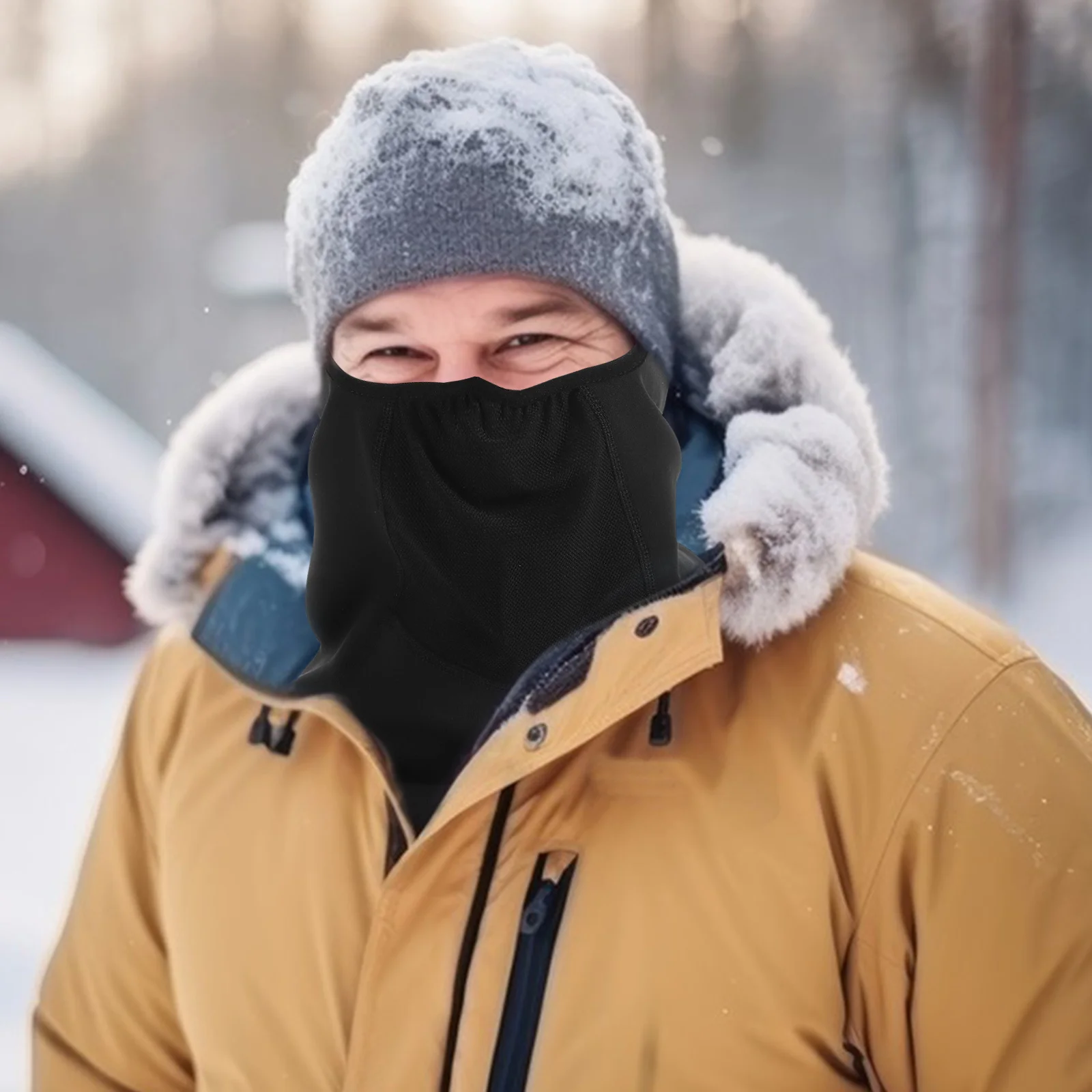 

Outdoor Face Cover Mask Windproof Sand Proof Unisex Balaclava Hood for Mountaineering Cycling Travel Beach Anti Odor Breathable