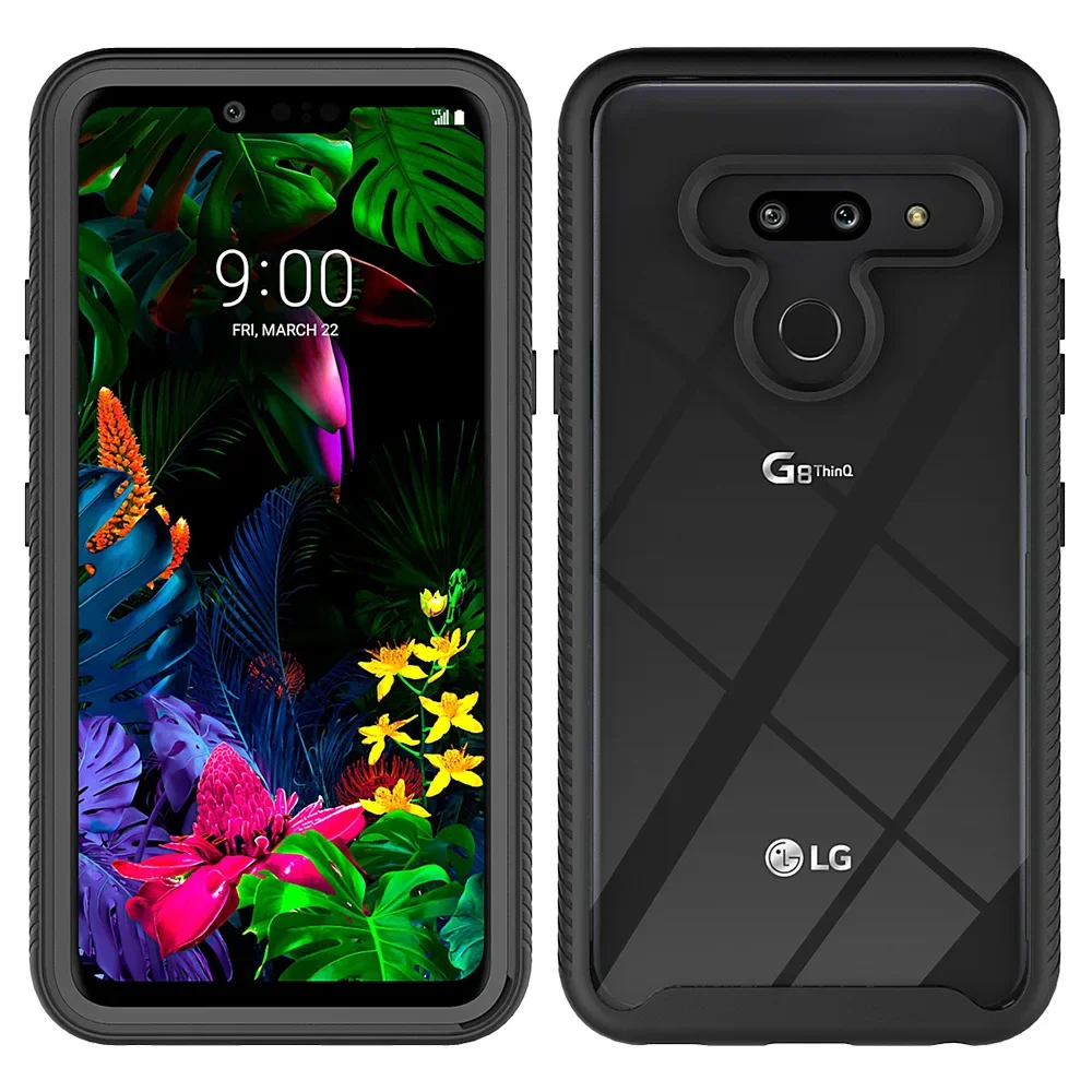 TPU/PC Sky Case for LG G8 / LG G8 ThinQ Celula Funda Capa Two Layer Structure Hybrid Shockproof Shell Heavy Duty Phone Cover