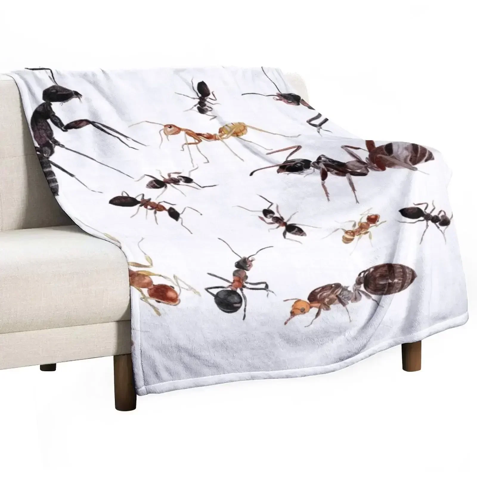 New A Medley of Ants Throw Blanket cosplay anime Cute Plaid Blankets