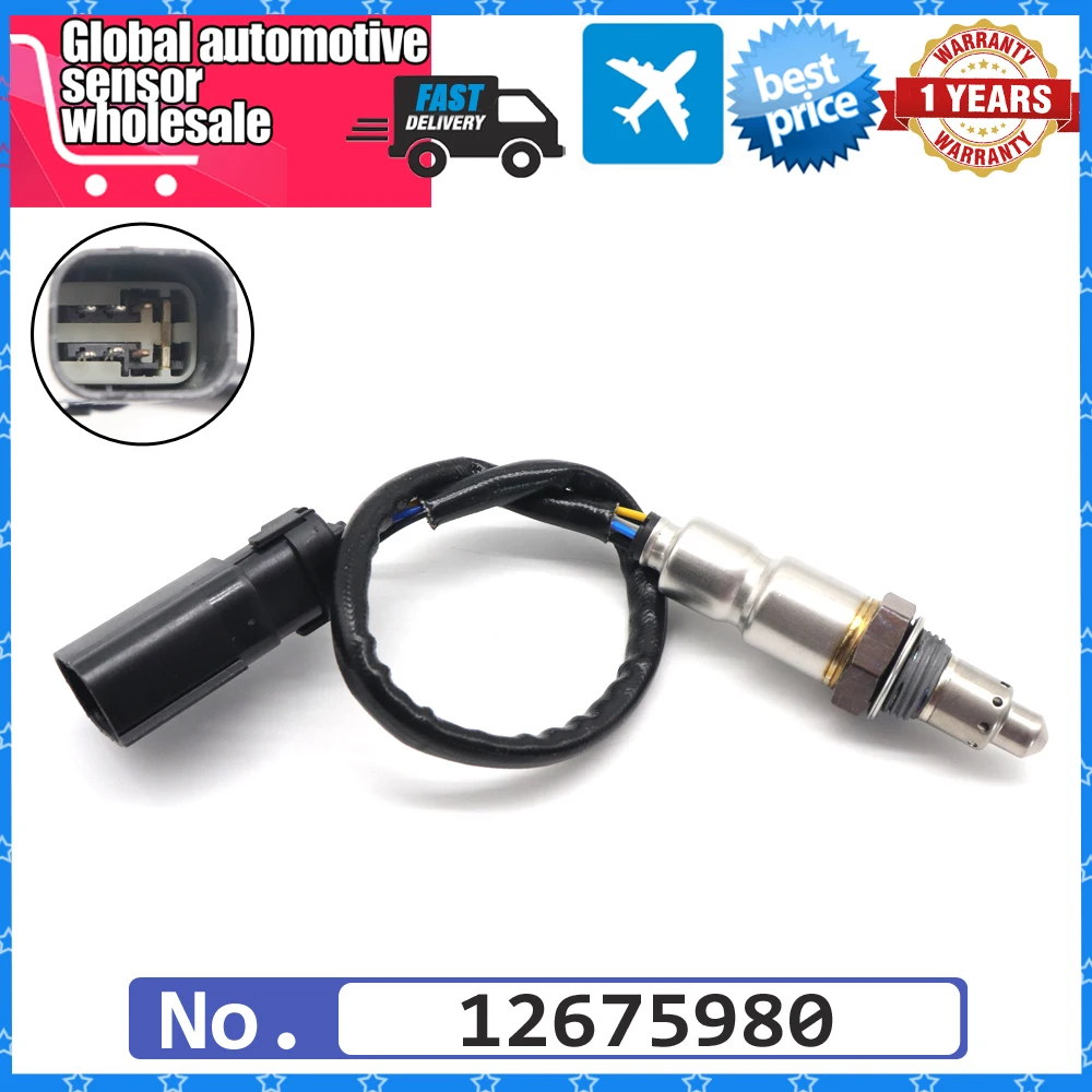 NEW Upstream Air Fuel Ratio Lambda O2 Oxygen Sensor for Buick Envision Cadillac ATS CT6 Chevy Camaro GMC Terrain 2.0L 12675980