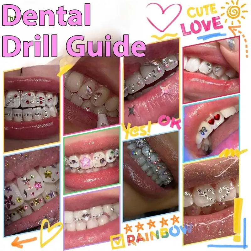 Dental Tooth Gems Crystal Glass Diamond Butterfly Shaped Ornament Diy Tools Various Shapes Color Teeth Jewelry Decorations
