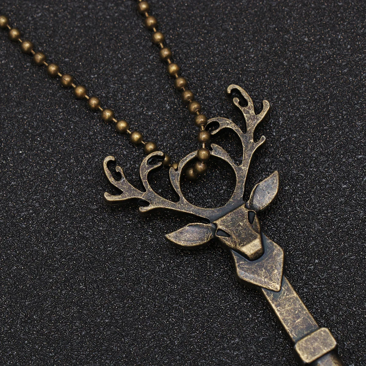 

5 set Christmas Beer Bottle Opener Set Deer Head Design Vintage Party Jar Opener With Tag Cards Chain Decor Holiday Wedding