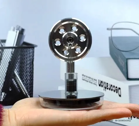 Low Temperature Difference Stirling Engine Model Steam Power Physics Toy Creative Novelty Desktop Decor Birthday Science Gift