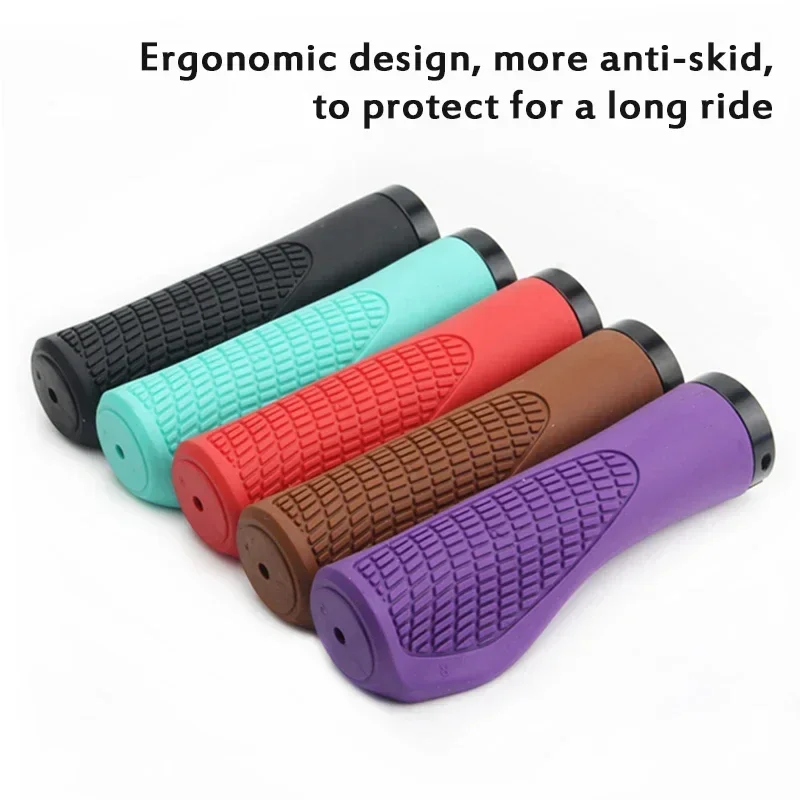 ODI Mountain Bike Grips Ergonomics Bicycle Grips Non-slip Motorcycle Scooter Grip Shock Absorption Mtb Bicycle Cuffs Lockable