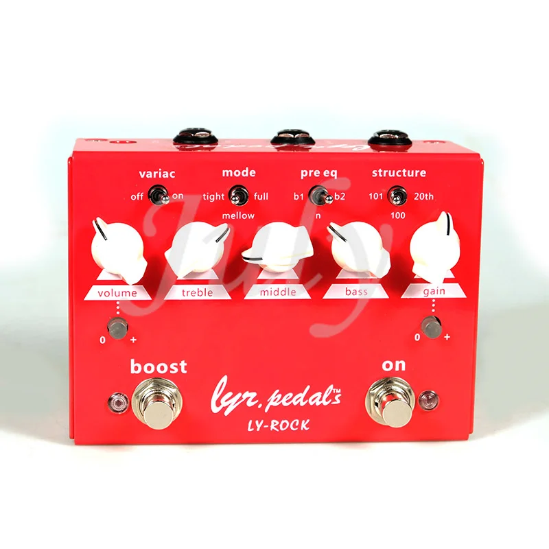 

LY-ROCK BONGEER Red Distortion Stompbox Original Clone Effector