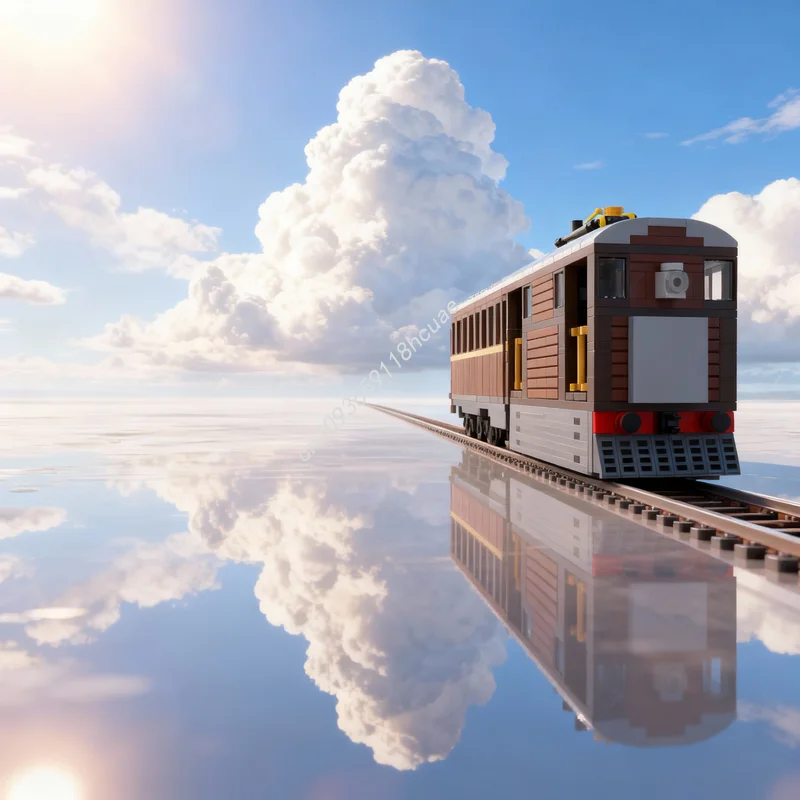 

335pcs MOC Toby The Tram Engine Train Model Building Blocks Construction Christmas Gifts DIY Toy Creative Idea Education Brick