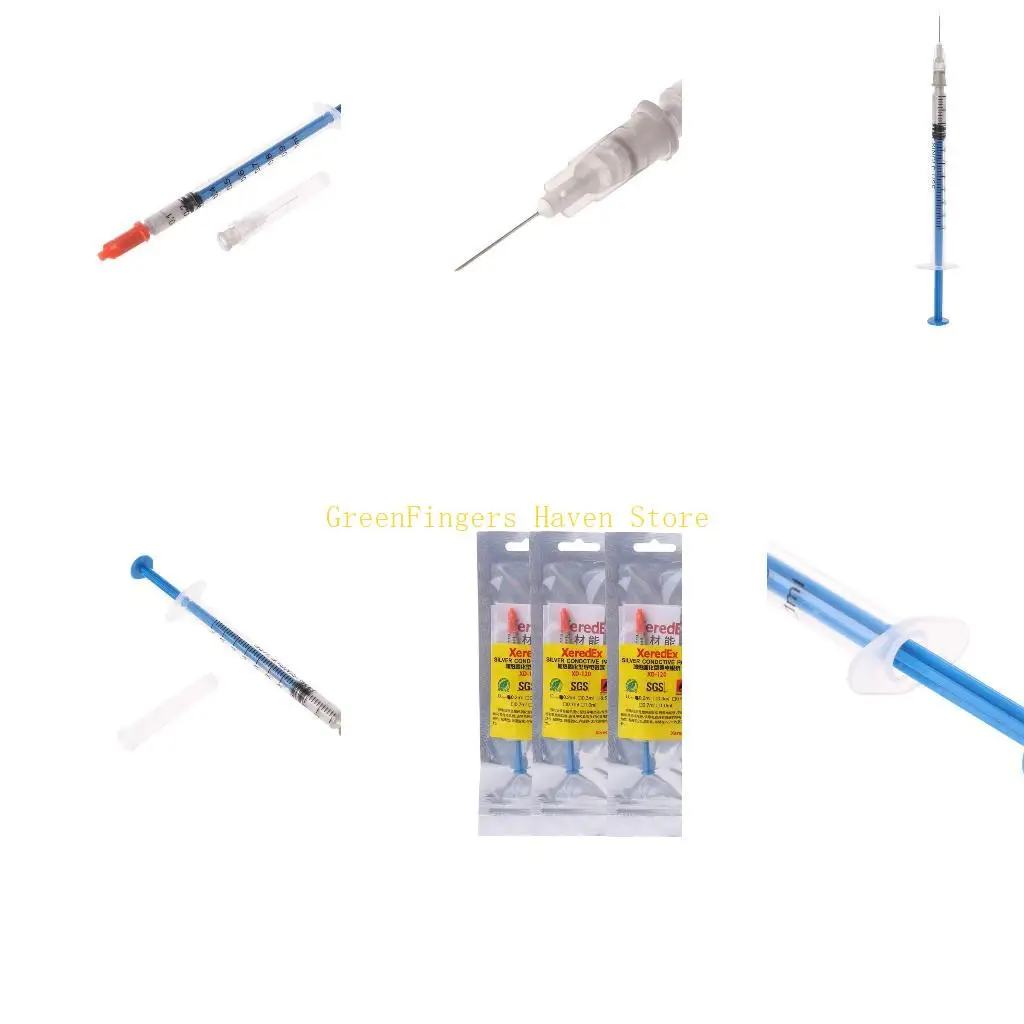 F68D DurableConductive Silver Paint Repair Window Heating Wire Notebook Keyboard Tool