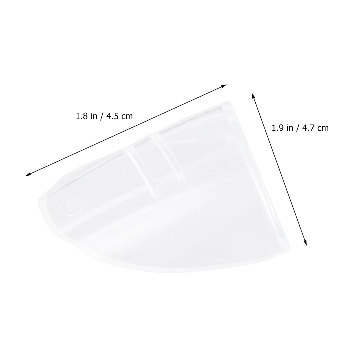 

2 Pairs Glasses Wings Side Shield Eyewear Protector Protection Sideshield for White