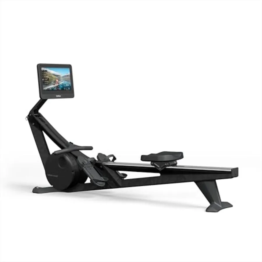 

Foldable Wave Rowing Machine with 16 HD Touchscreen Speakers for Home Workouts - Black - Live Subscription Required