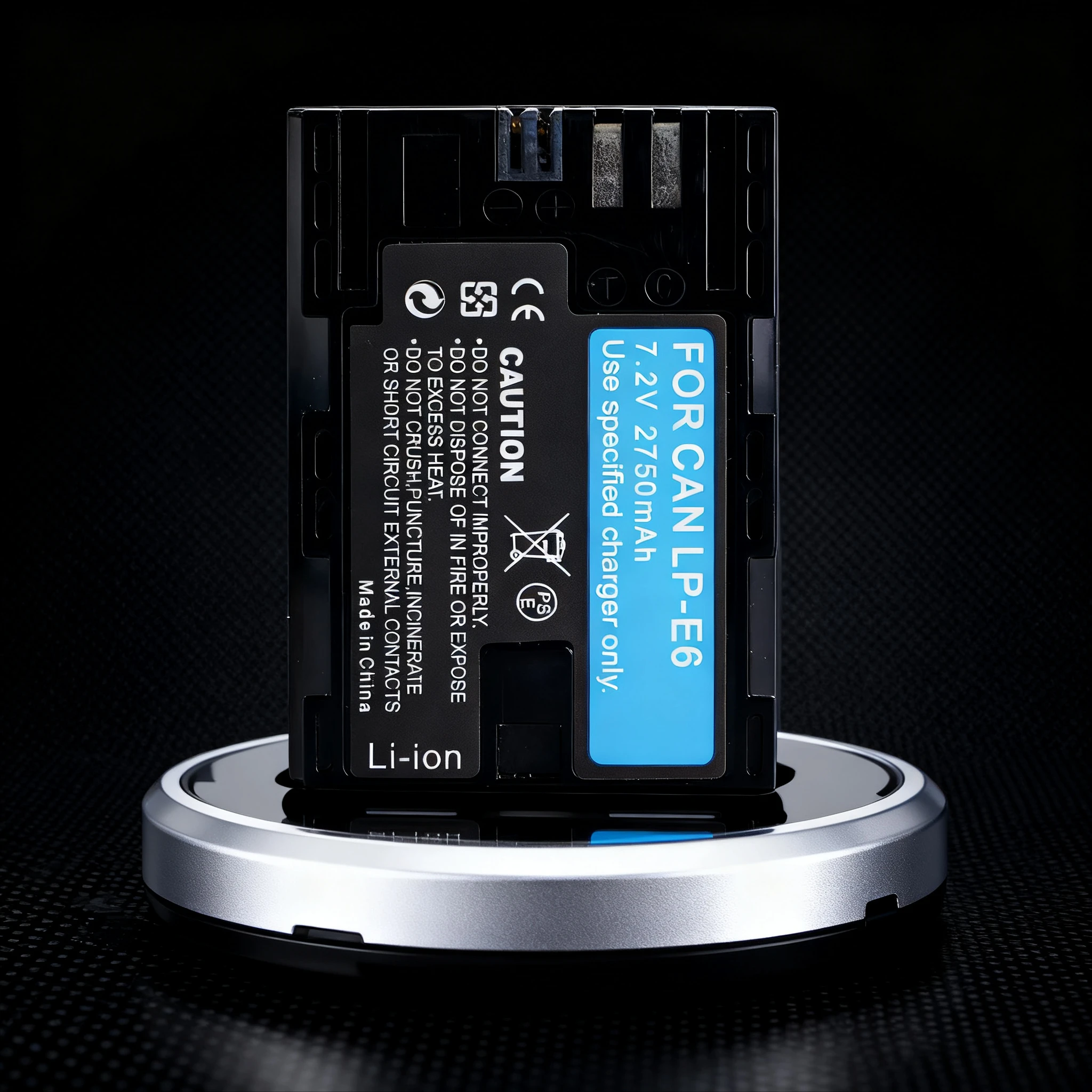 Аккумулятор LP-E6N 2700 мАч для камеры Canon EOS R5 R6 80D 90D 5D4 5D3 6D2 7D Mark II, совместимый с LP-E6