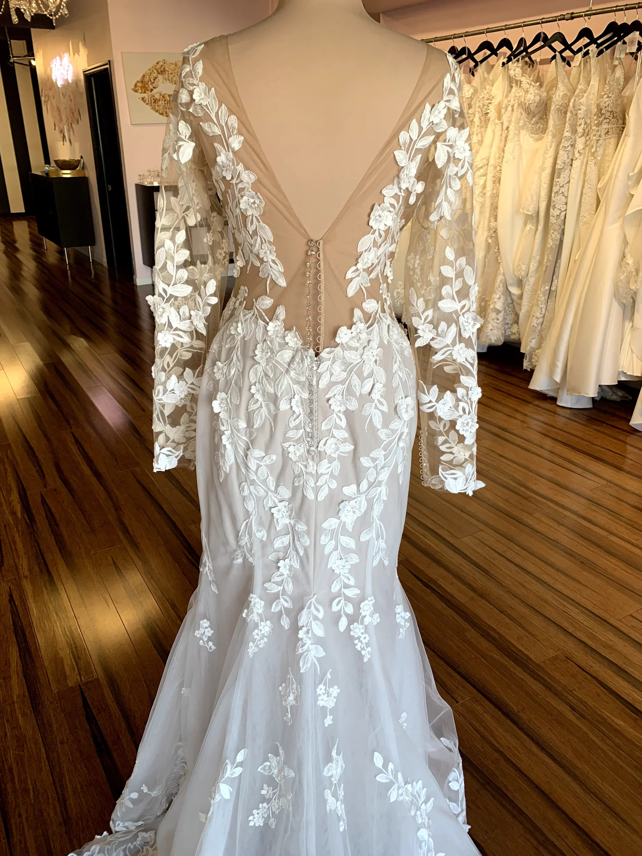 Lakshmigown Luxury Lace Mermaid abiti da Sposa bohémien 2024 Abito Sposa maniche lunghe abiti da Sposa da chiesa da Sposa