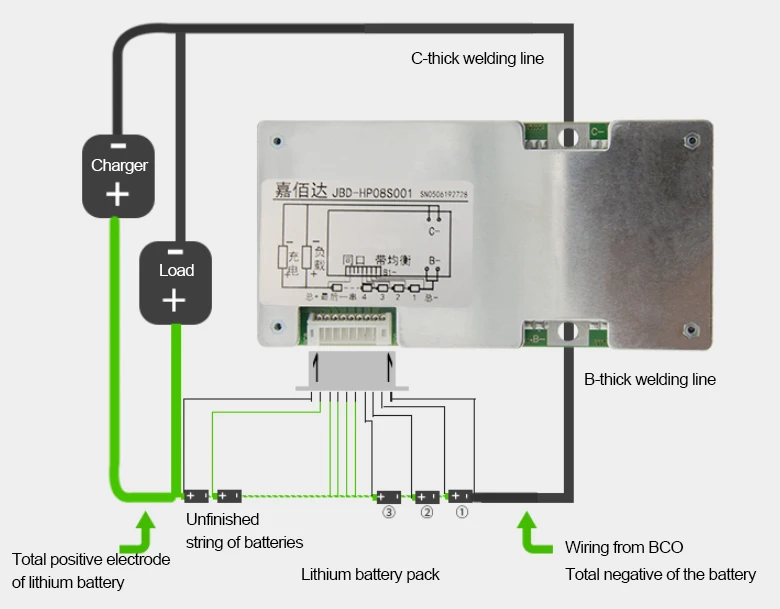 7S 60A 18650 Lithium Battery Charging Protection Board High Current Active Equalizer Module Battery Management System