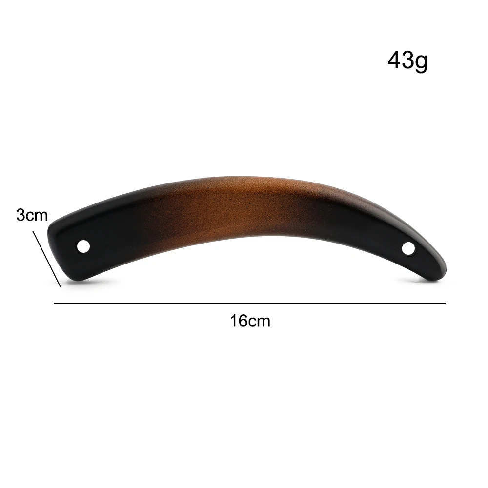 2/10/30PCS Ox horn Shape Solid Wooden Purse Frames Bag Handle For Replacement Handbag Tote Shoulder Brackets Handle Accessories