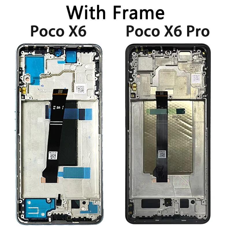 Pantalla AMOLED PocoX6 23122PCD1G de 6,67 pulgadas para Xiaomi Poco X6 Pro 2311DRK48G pantalla Lcd montaje de digitalizador con pantalla táctil