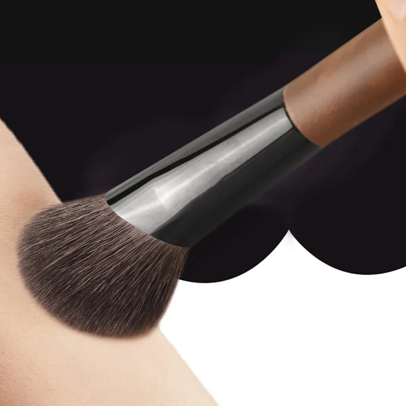Cangzhou Makeup Brush Animal Hair Facial Oblique Grooming Brush Side Contour Shadow Wool Tool