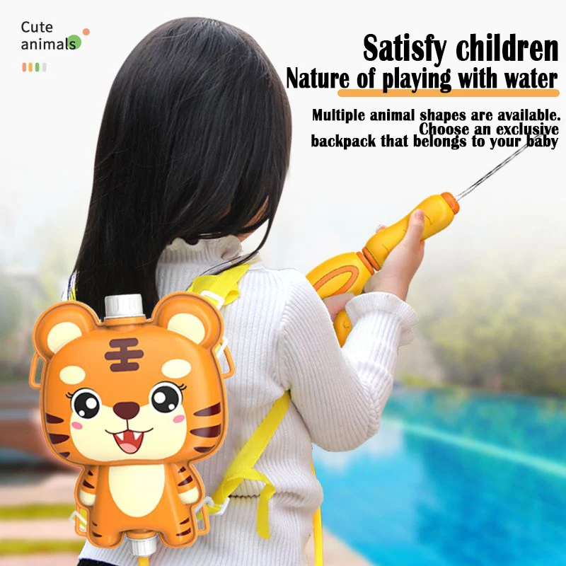 Backpack Water Gun Portable Ease Of Use Travel Portable Water Gun Backpack Highest Evaluation Children\'s Toys Durable Water Gun