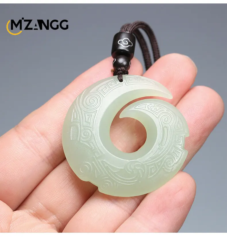 Натуральные китайские голубые бриллианты ручной работы Индивидуальные ювелирные изделия ожерелье Счастливый амулет парные сопряжения праздничный подарок